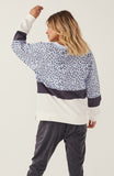 Tilly Sweater - Blue Leopard